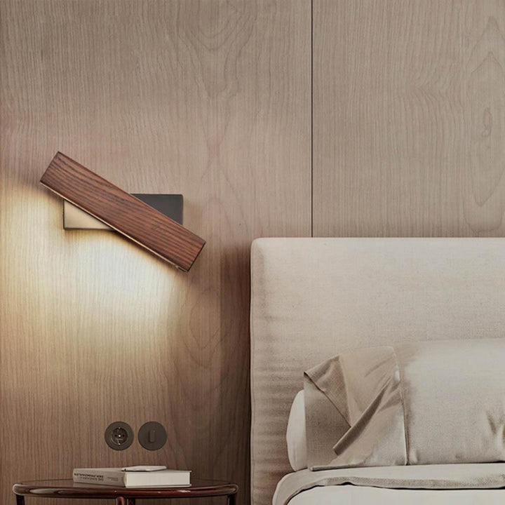 Rotatable Wood LED Wall Lamp - Jasper | Kalsten