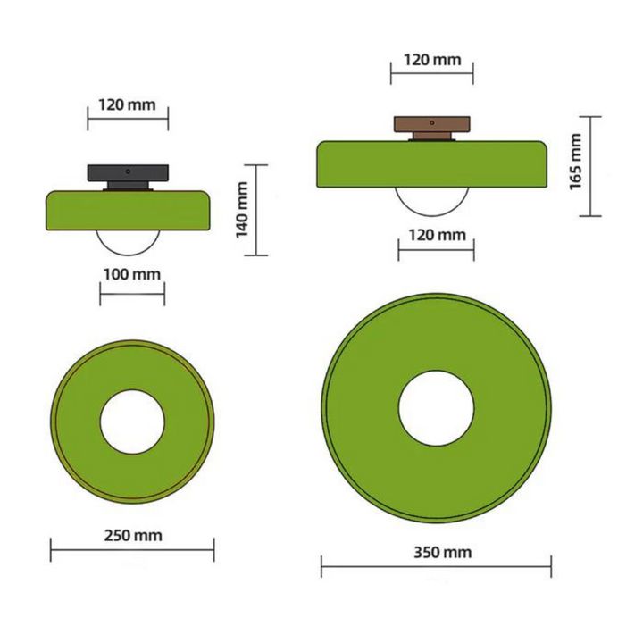 LumiSphere Round LED Ceiling Lamp