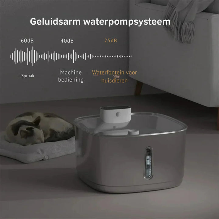 Smart Drinking Fountain for Cats and Dogs – 3.2L Stainless Steel with Filter | Kalsten