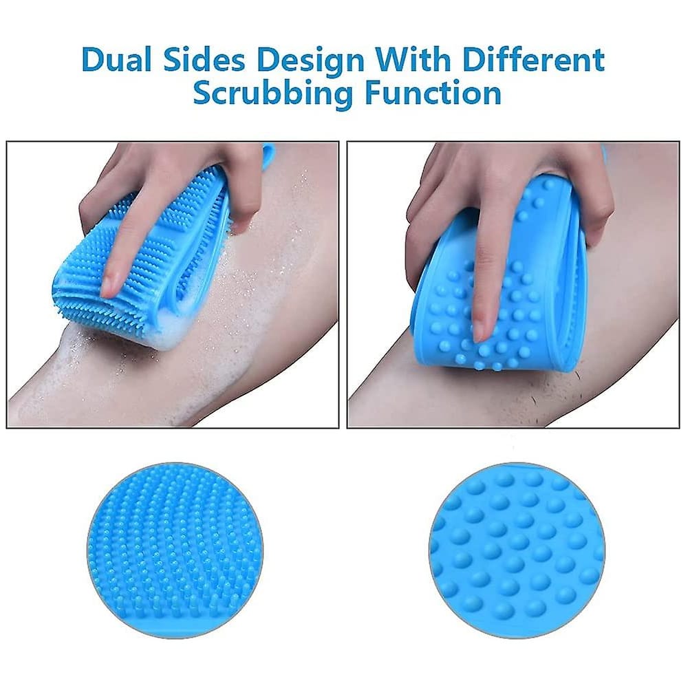 Back scrubber / bath brush - double-sided silicone | Kalsten