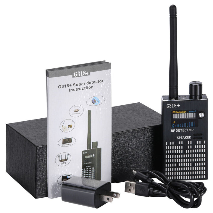 Kalsten | PrivacyGuard Detecto – RF Signal and Camera Detector with Laser Function and Alarm