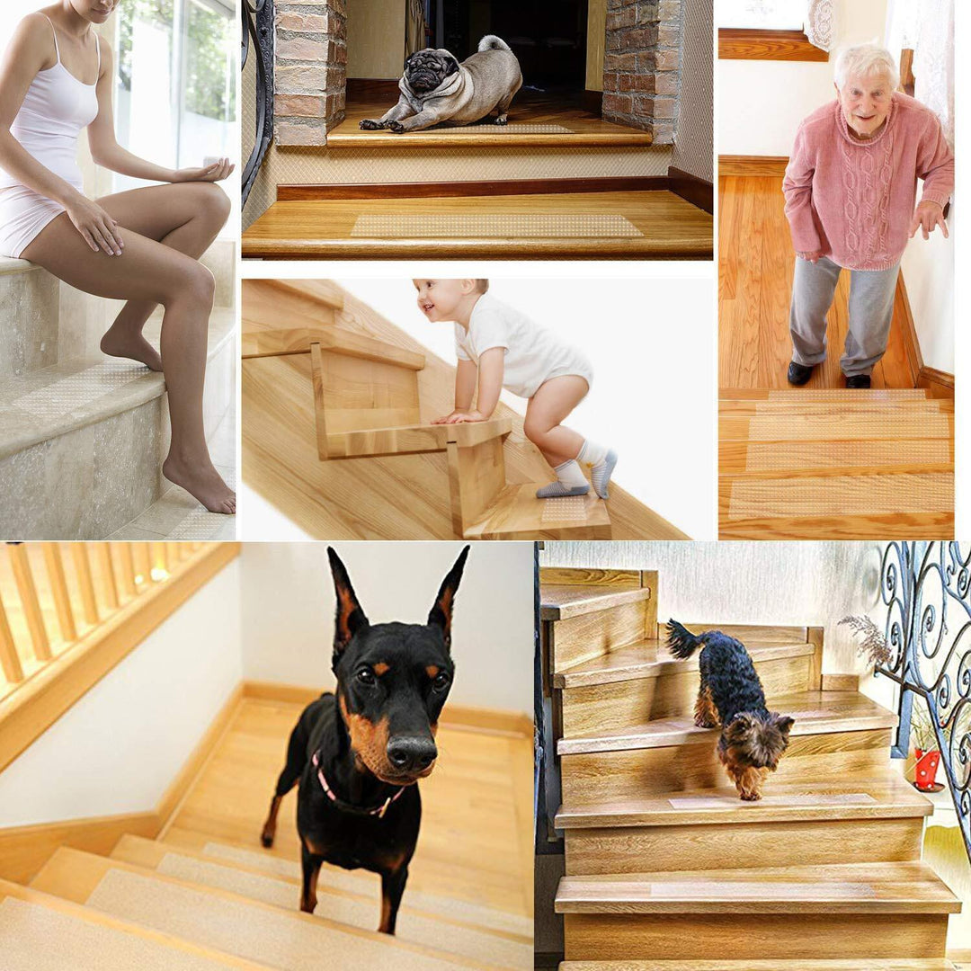 Stair Treads Non-Slip Strips for Indoors Clear Safety Anti Slip Step Grip Tape Kalsten