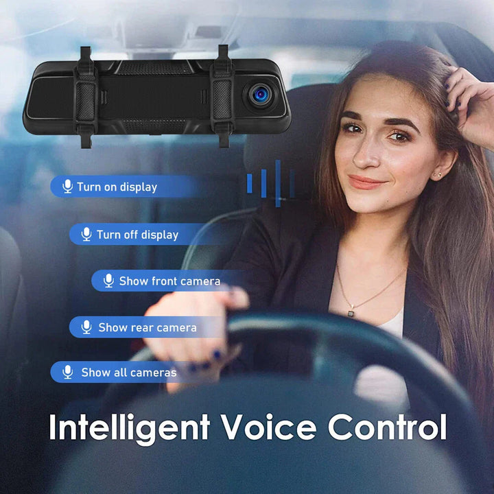 4K Front & Rear Dash Cam with CarPlay