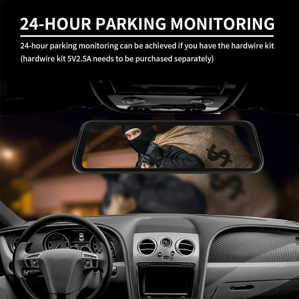 4K Front & Rear Dash Cam with CarPlay