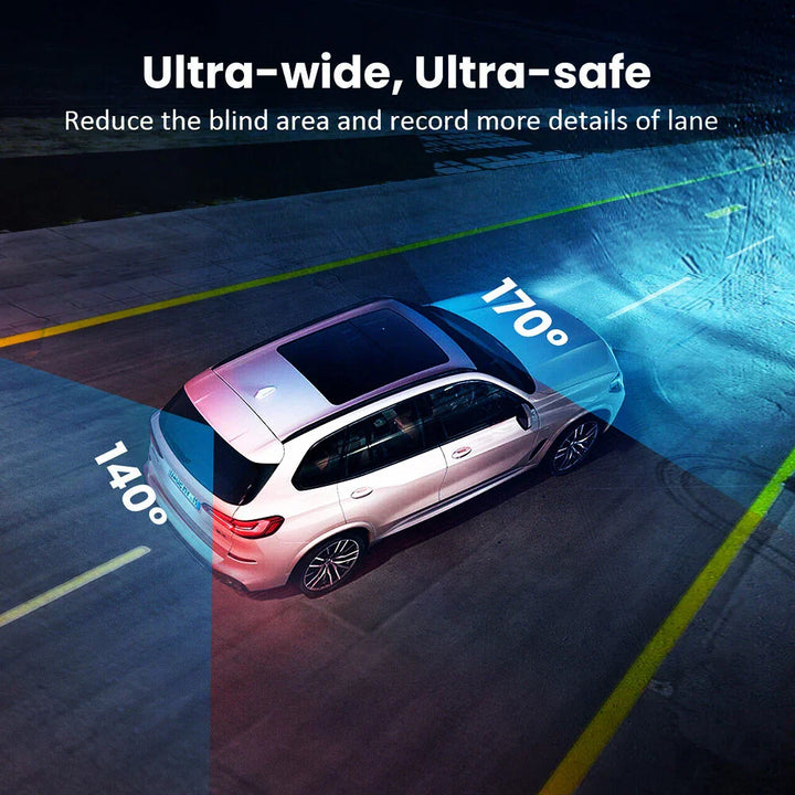 4K Front & Rear Dash Cam with CarPlay