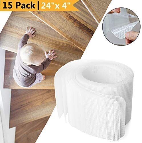 Stair Treads Non-Slip Strips for Indoors Clear Safety Anti Slip Step Grip Tape Kalsten