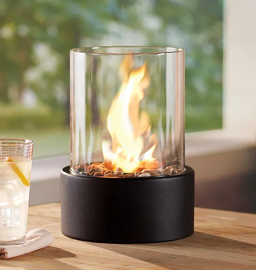 Stylish & modern table fire lantern | Kalsten
