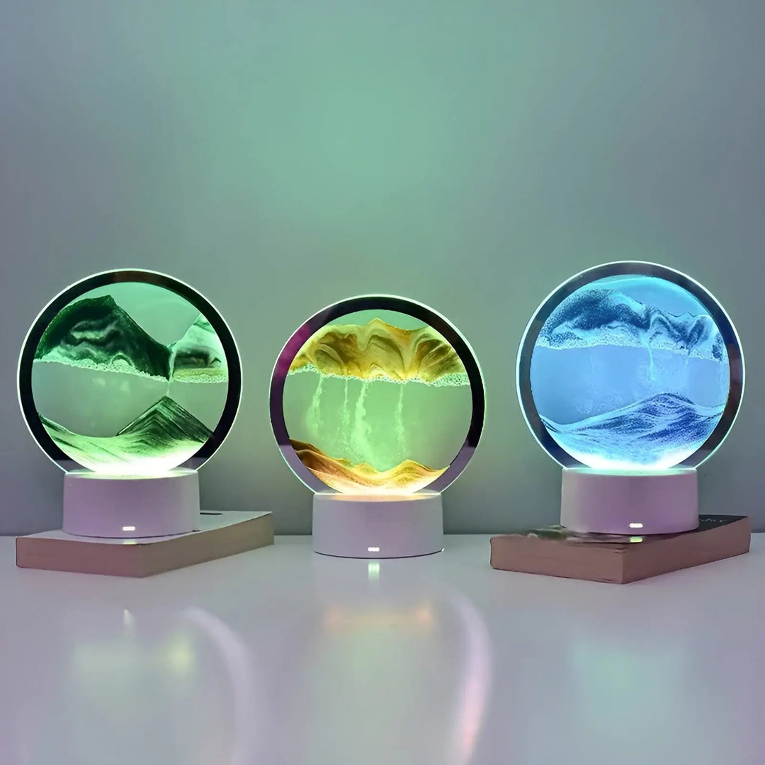 Enchanting Quicksand Art Lamp – Magical Animation Lighting for Any Interior Noxord