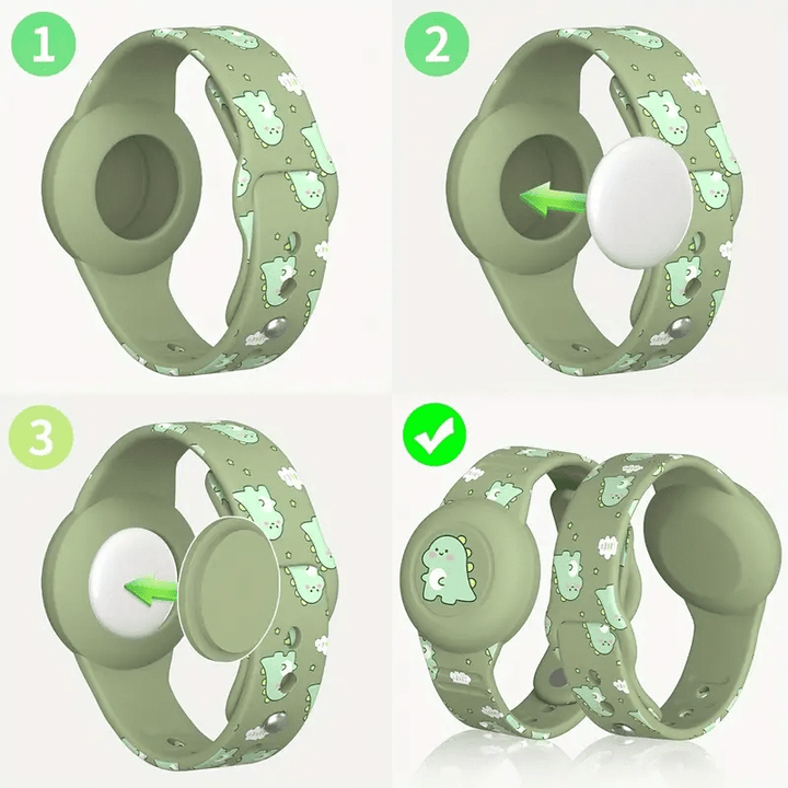 Kalsten | SAFESNUG – Kids’ Airtag Bracelet with Fun Dino Design