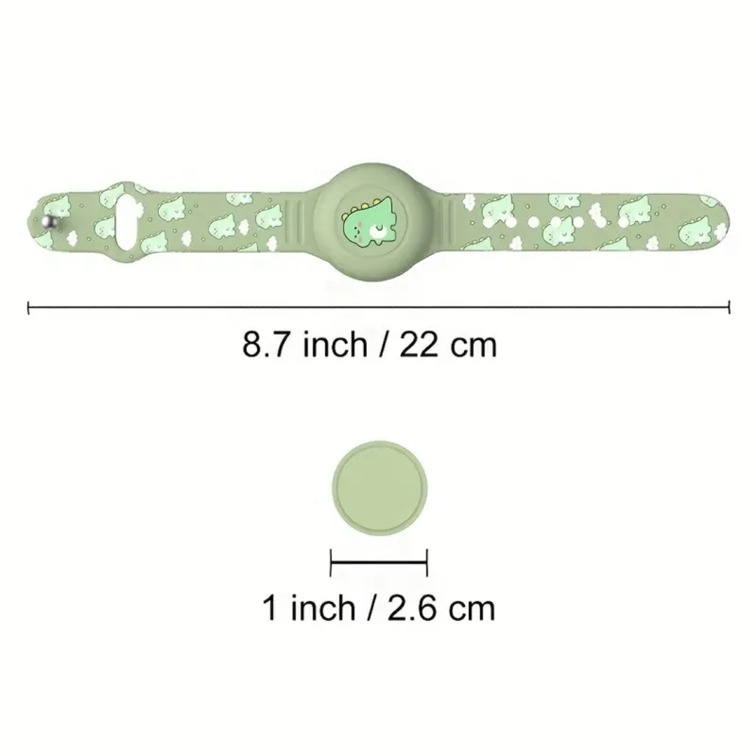Kalsten | SAFESNUG – Kids’ Airtag Bracelet with Fun Dino Design