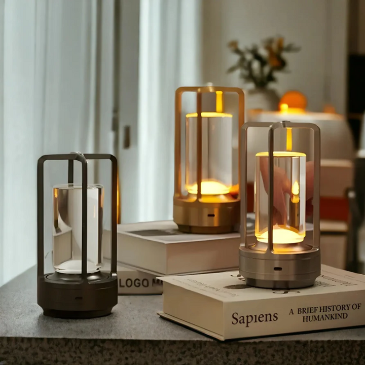 Kalsten | Scandinavian Wireless LED Table Lamp - NordicaGlow