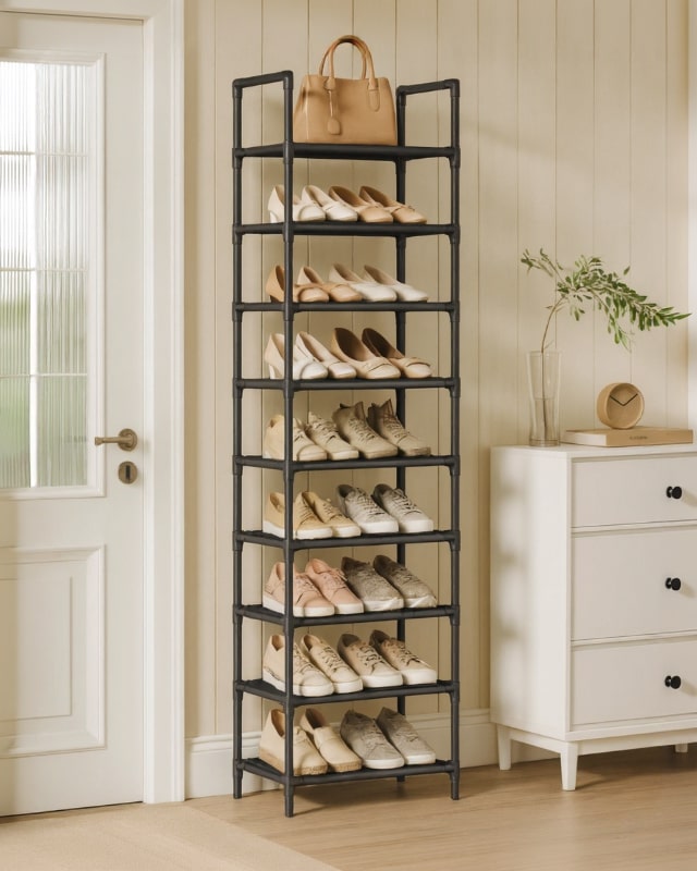 SlimStack Shoe Rack 10 Levels – Space-Saving Storage System | Kalsten