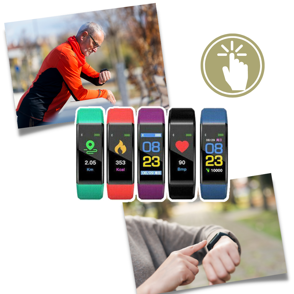 Senior Smartwatch with Heart Rate & Blood Pressure Monitoring | Kalsten