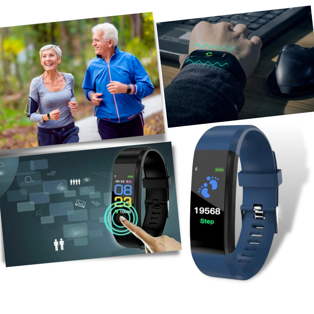 VitaWatch | Senior Smartwatch with Health Monitor and Large LED Screen | Kalsten