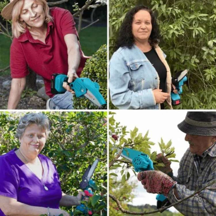 Noxord | Cordless Electric Chainsaw | Lightweight, Ergonomic Design & Ideal for Effortless Pruning and Trimming