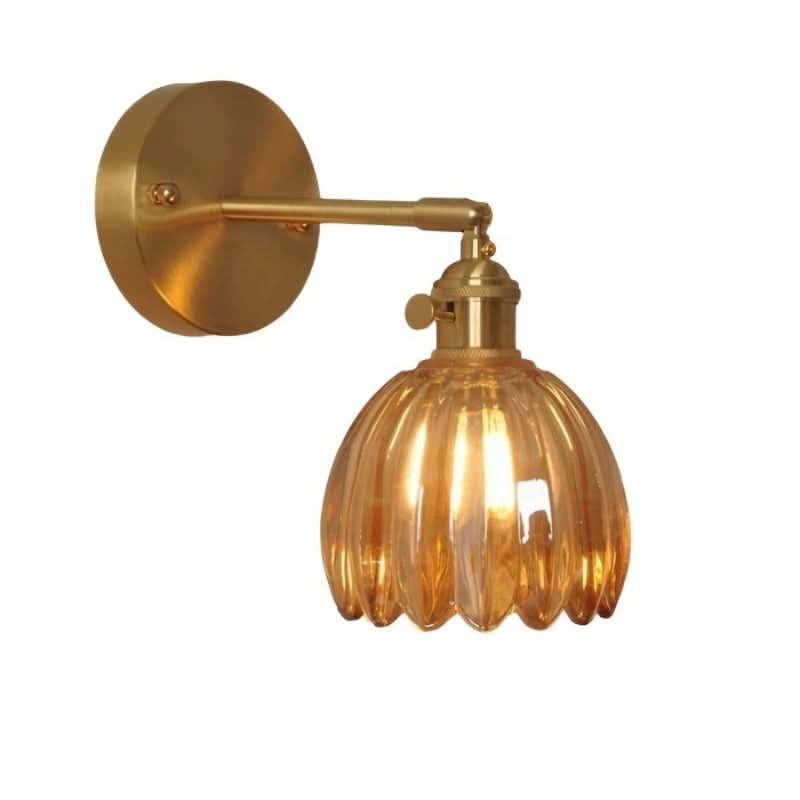 Kalsten | Vintage Tulip Glass Wall Sconce Light