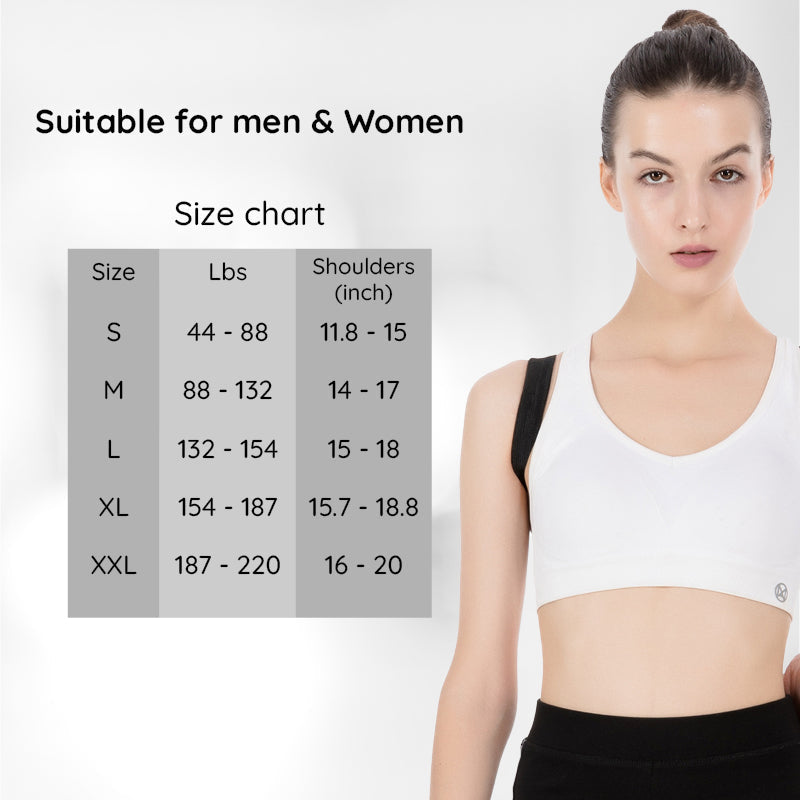 Noxord | Invisible Back Posture Corrector | Adjustable, Comfortable Design for Improved Posture and Back Support