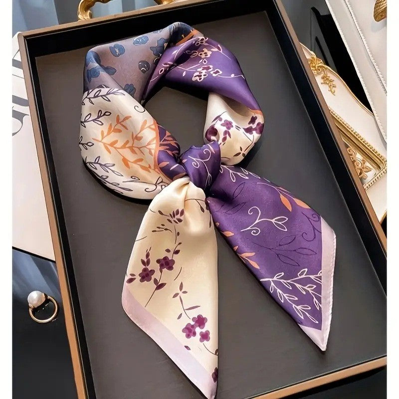 Kalsten | Retro Korean Style Faux Silk Scarf