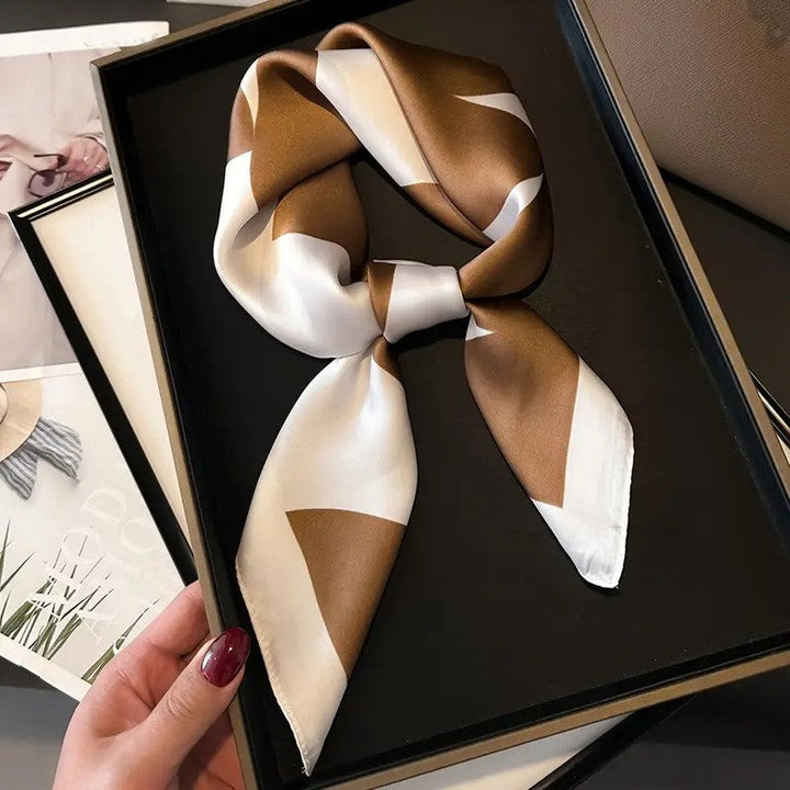 Kalsten | Retro Korean Style Faux Silk Scarf