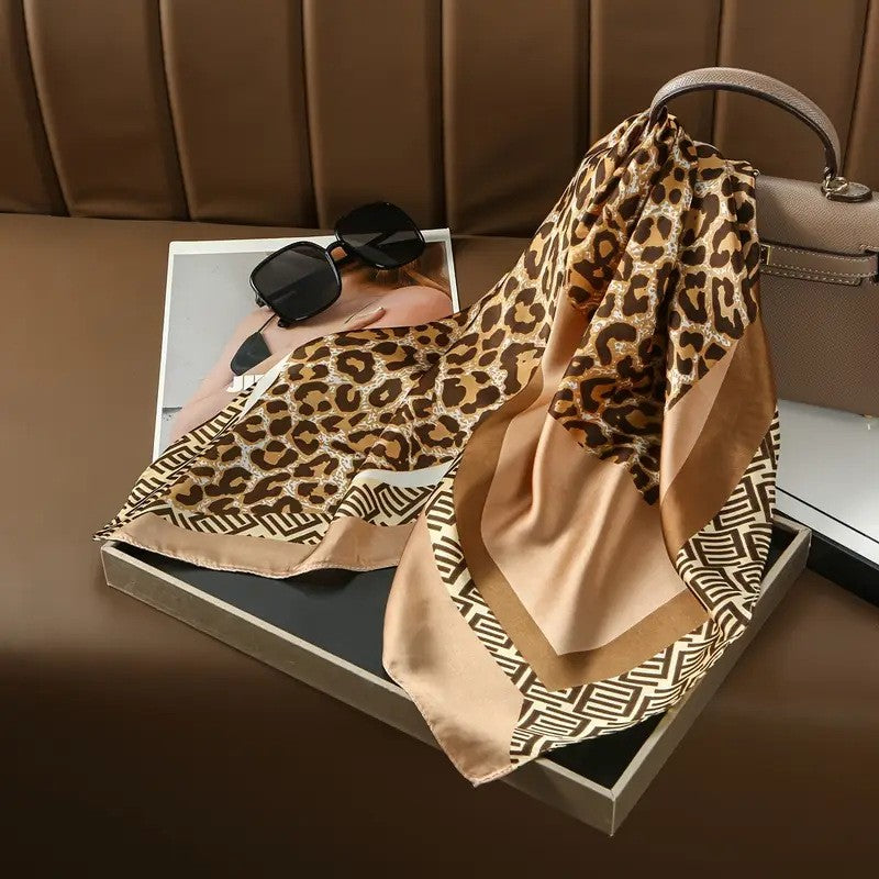 Kalsten | Retro Korean Style Faux Silk Scarf