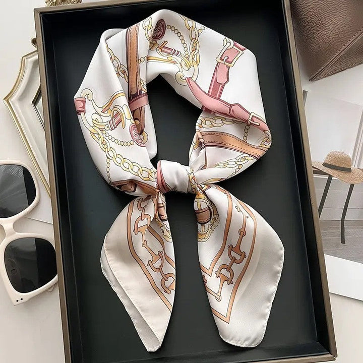 Kalsten | Retro Korean Style Faux Silk Scarf