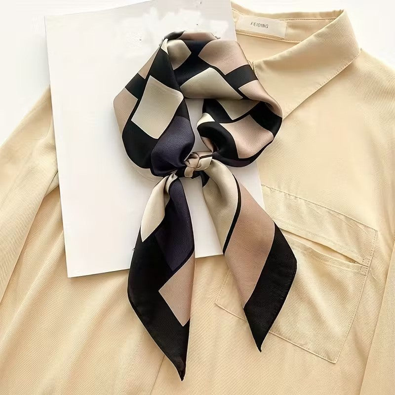 Kalsten | Retro Korean Style Faux Silk Scarf