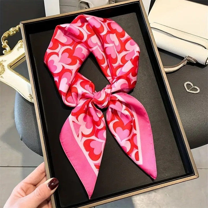 Kalsten | Retro Korean Style Faux Silk Scarf
