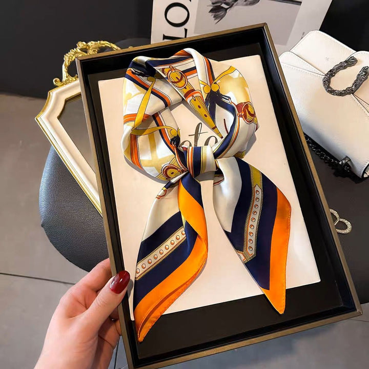 Kalsten | Retro Korean Style Faux Silk Scarf