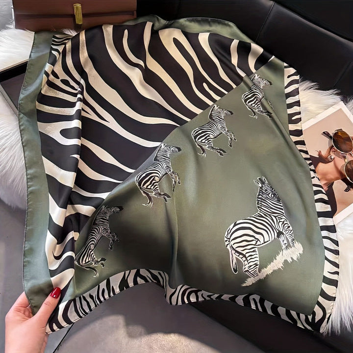 Kalsten | Retro Korean Style Faux Silk Scarf