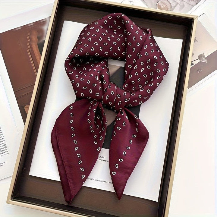 Kalsten | Retro Korean Style Faux Silk Scarf