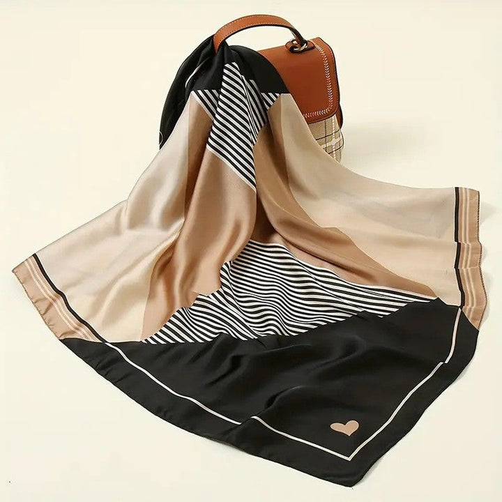 Kalsten | Retro Korean Style Faux Silk Scarf