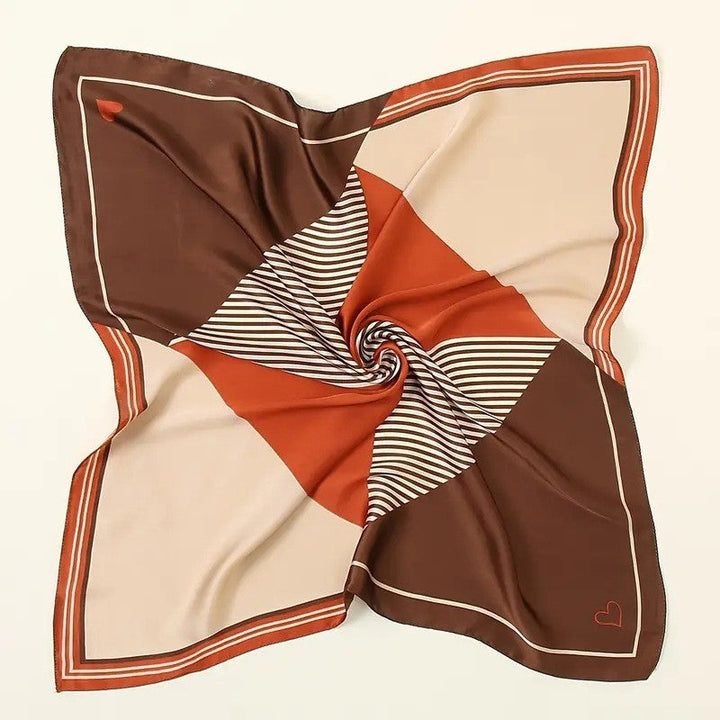 Kalsten | Retro Korean Style Faux Silk Scarf