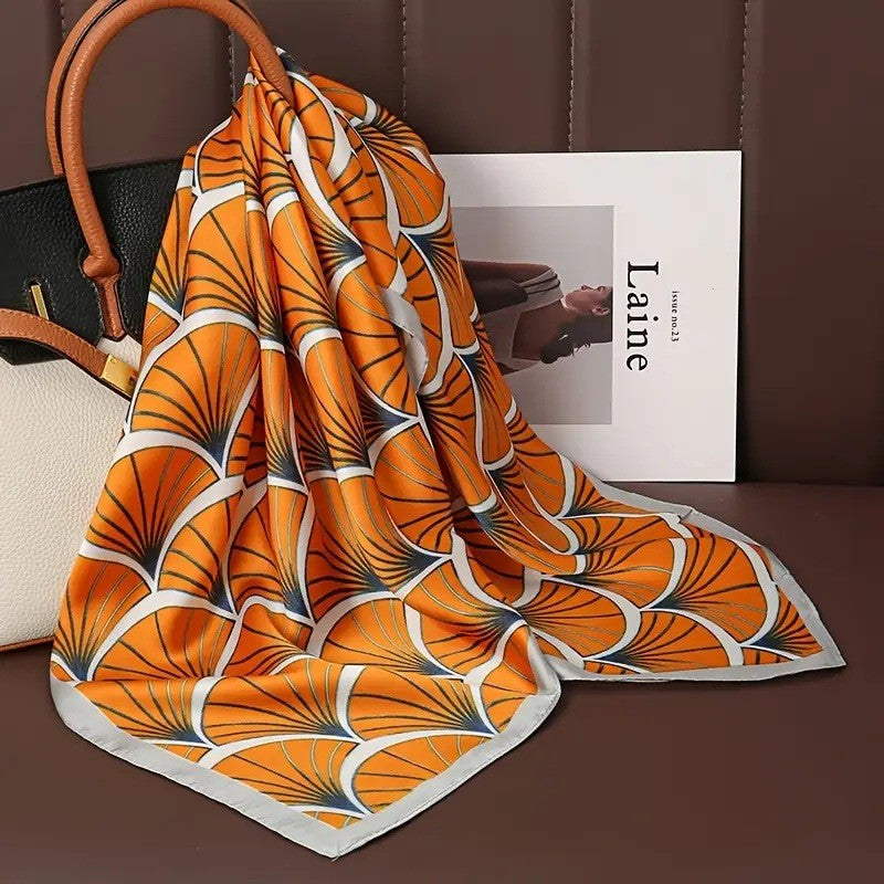 Kalsten | Retro Korean Style Faux Silk Scarf