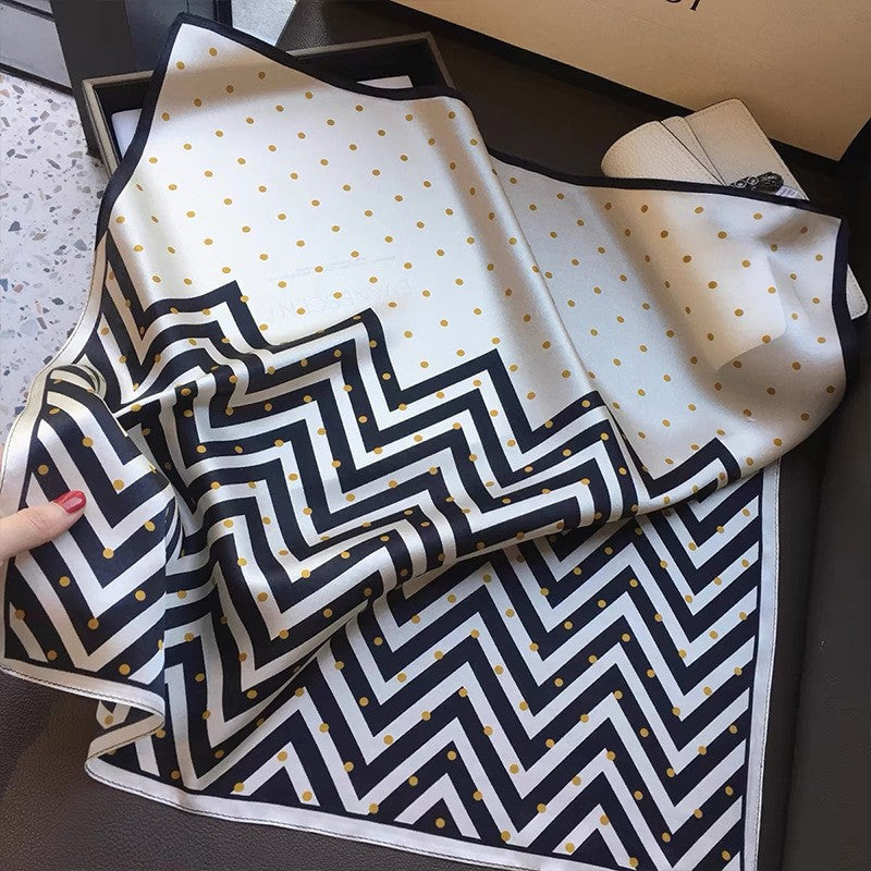 Kalsten | Retro Korean Style Faux Silk Scarf