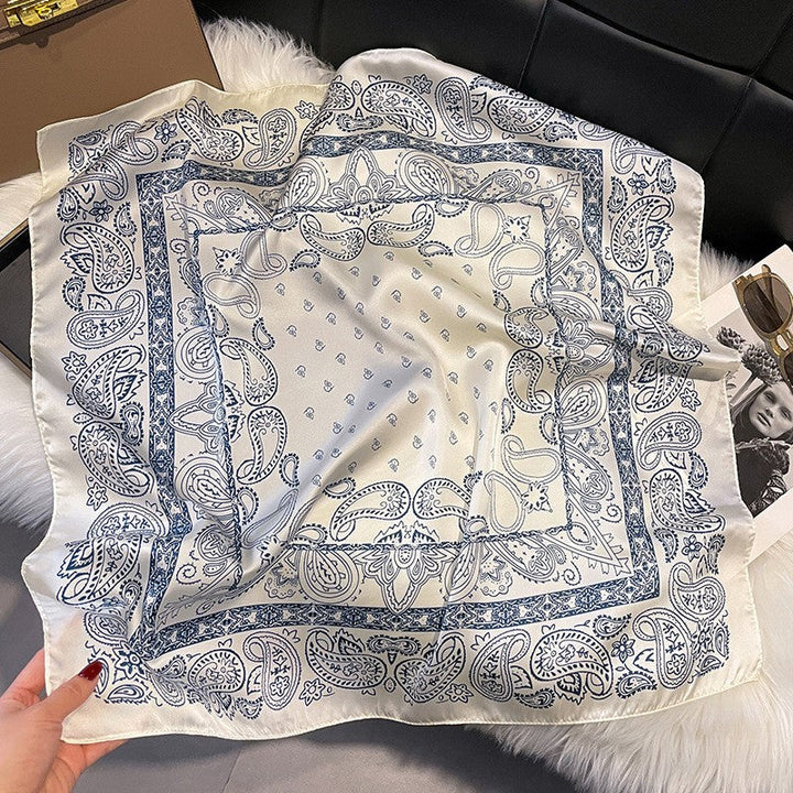 Kalsten | Retro Korean Style Faux Silk Scarf
