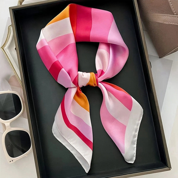 Kalsten | Retro Korean Style Faux Silk Scarf