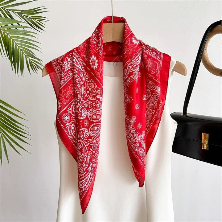 Kalsten | Retro Korean Style Faux Silk Scarf