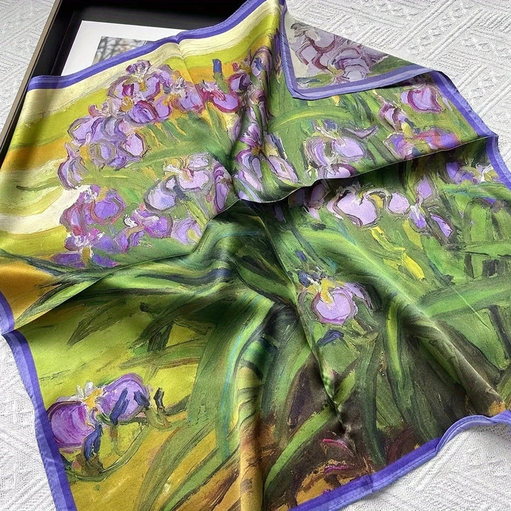 Kalsten | Retro Korean Style Faux Silk Scarf