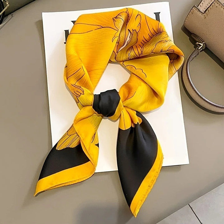 Kalsten | Retro Korean Style Faux Silk Scarf