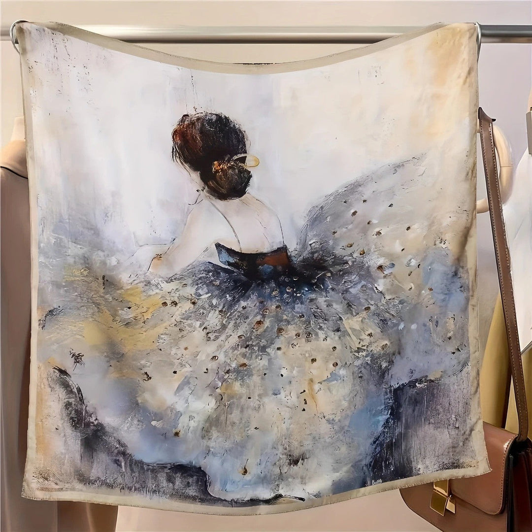 Kalsten | Retro Korean Style Faux Silk Scarf