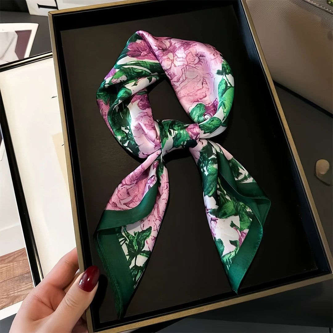 Kalsten | Retro Korean Style Faux Silk Scarf