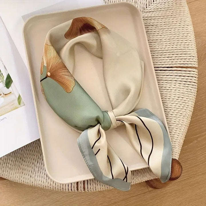 Kalsten | Retro Korean Style Faux Silk Scarf