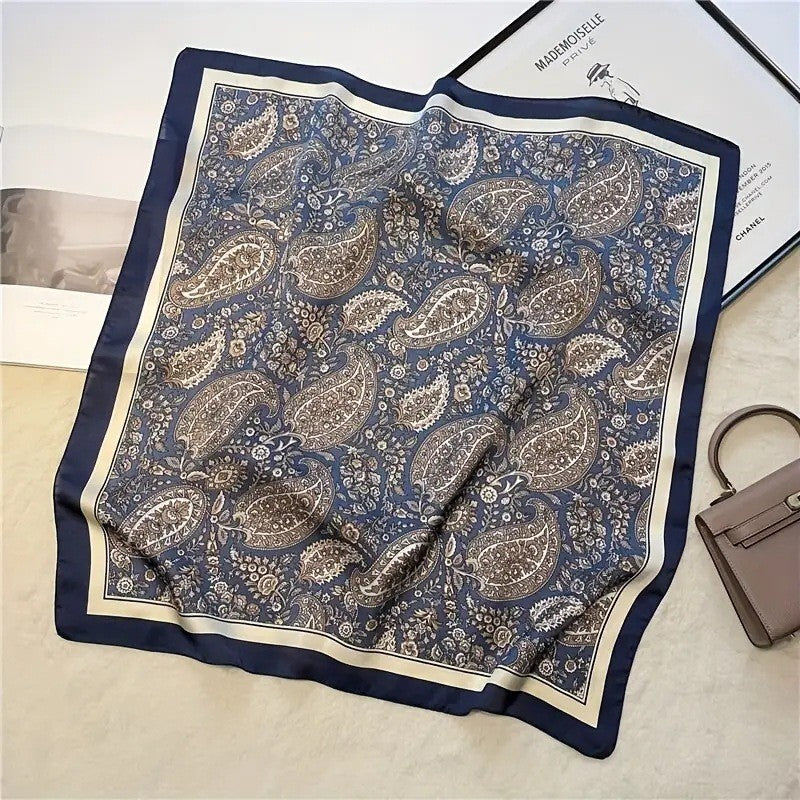Kalsten | Retro Korean Style Faux Silk Scarf
