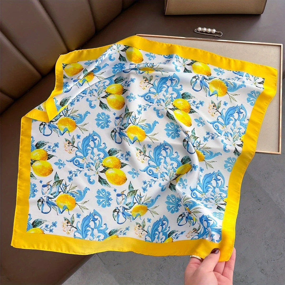 Kalsten | Retro Korean Style Faux Silk Scarf
