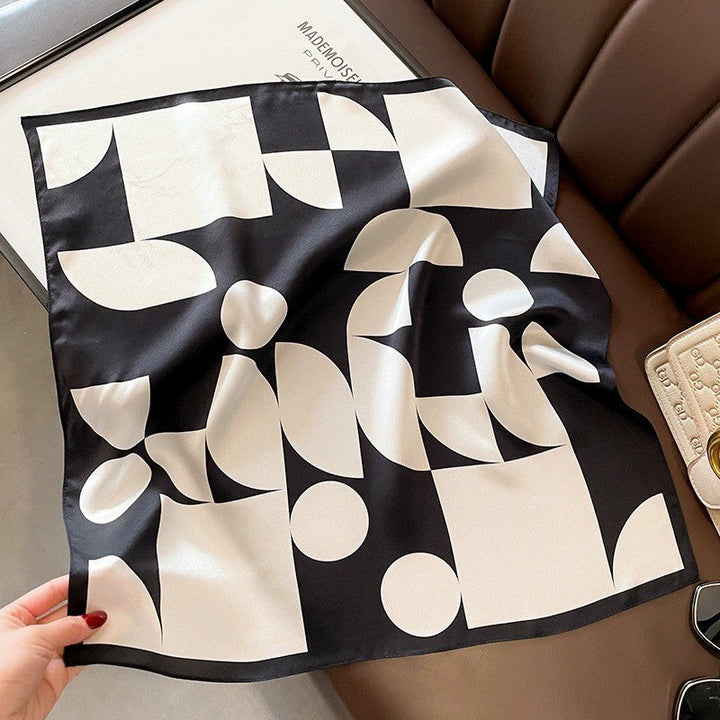 Kalsten | Retro Korean Style Faux Silk Scarf
