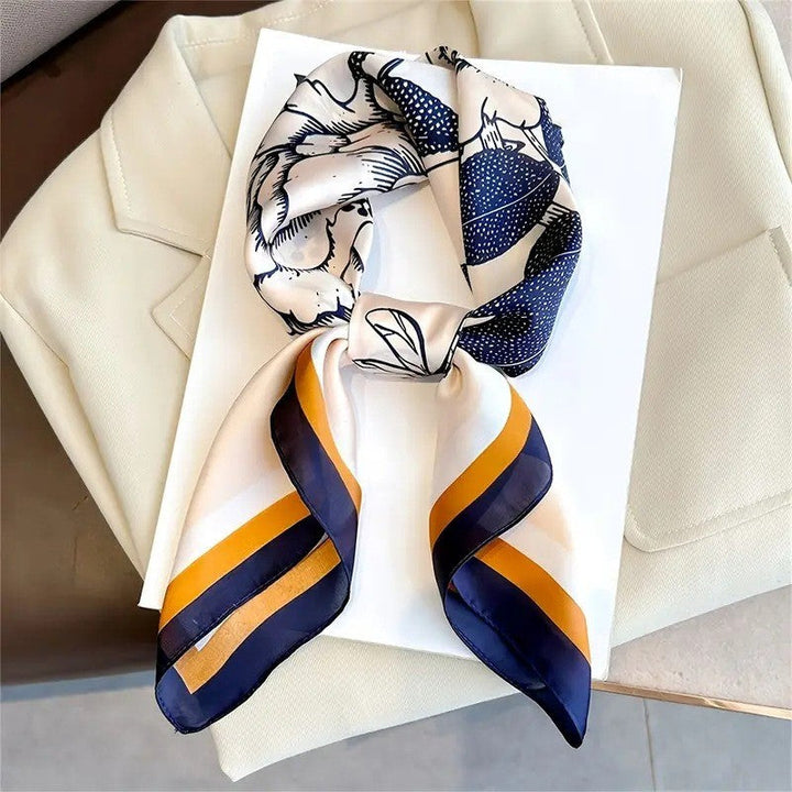 Kalsten | Retro Korean Style Faux Silk Scarf