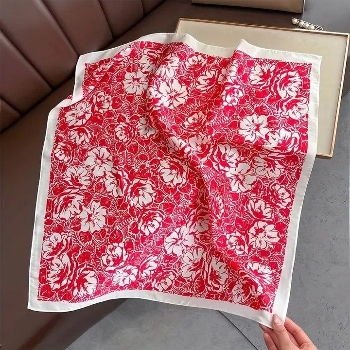 Kalsten | Retro Korean Style Faux Silk Scarf