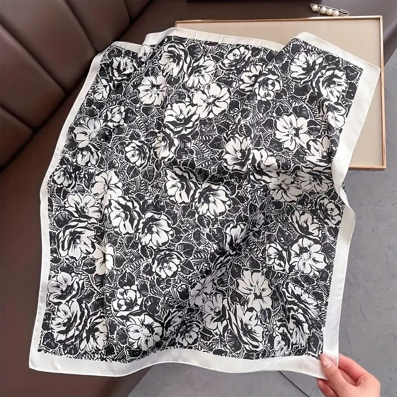 Kalsten | Retro Korean Style Faux Silk Scarf