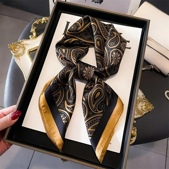 Kalsten | Retro Korean Style Faux Silk Scarf