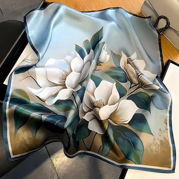 Kalsten | Retro Korean Style Faux Silk Scarf